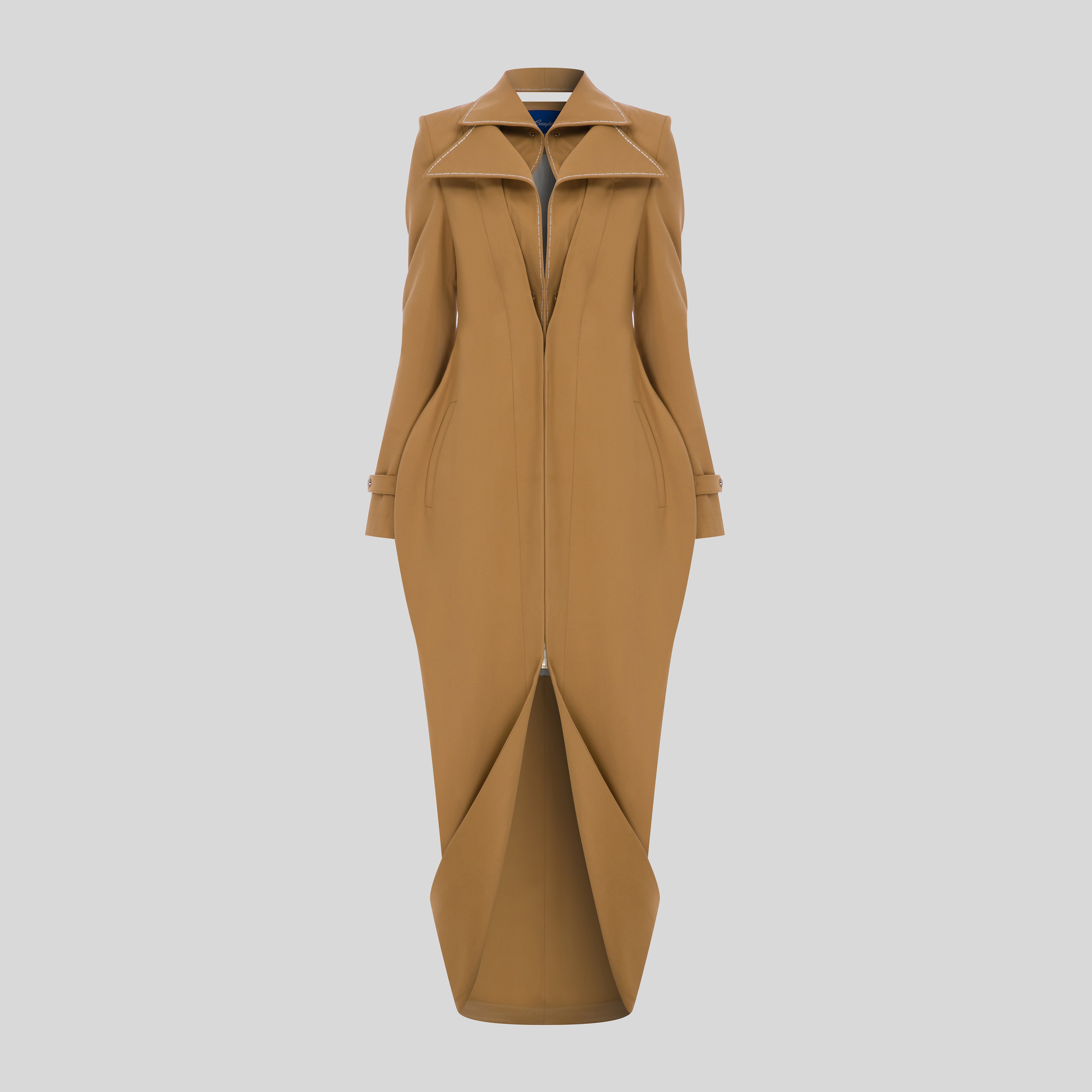 معطف ترنش سيمفوني غير مكتمل
