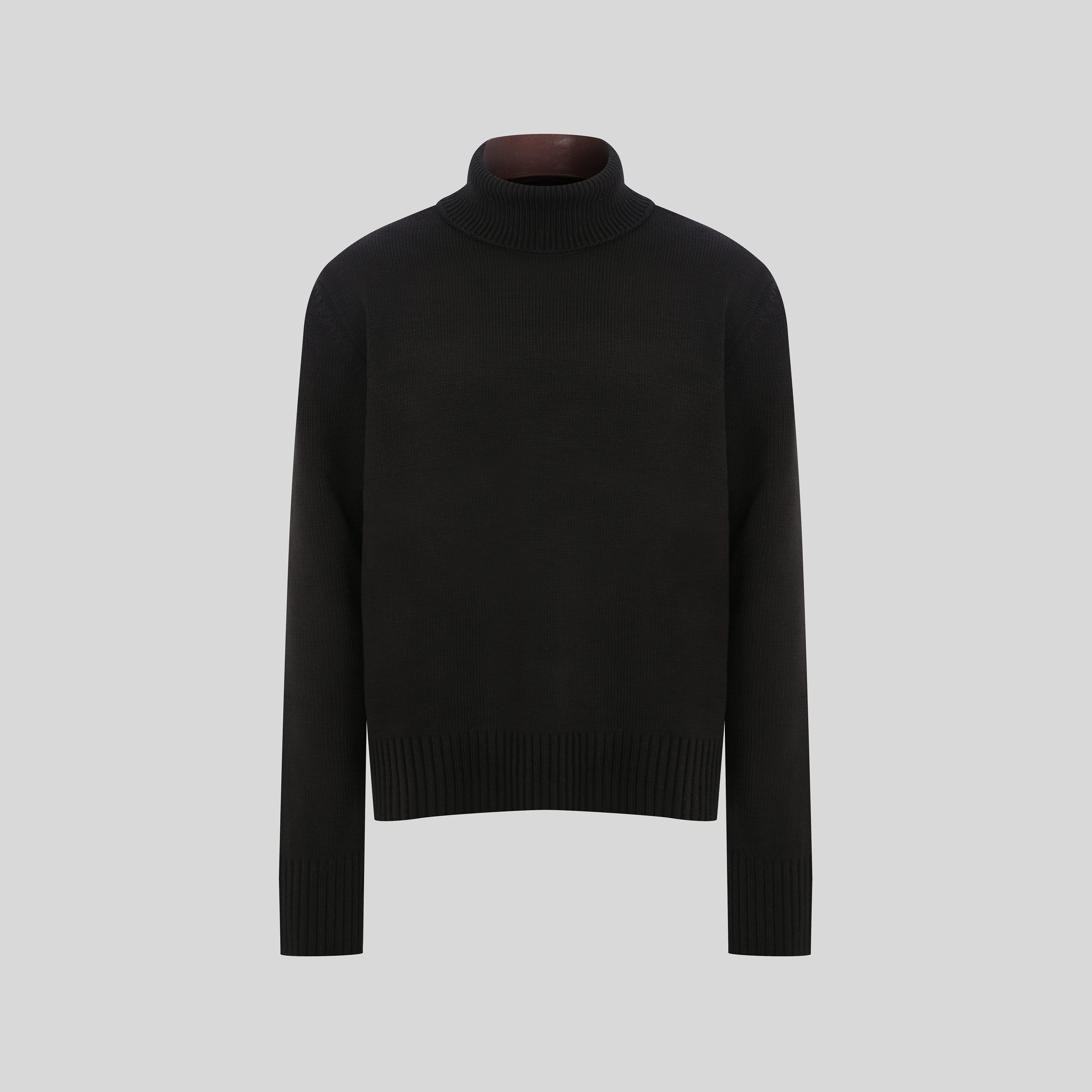 The Brown Collar Sweater
