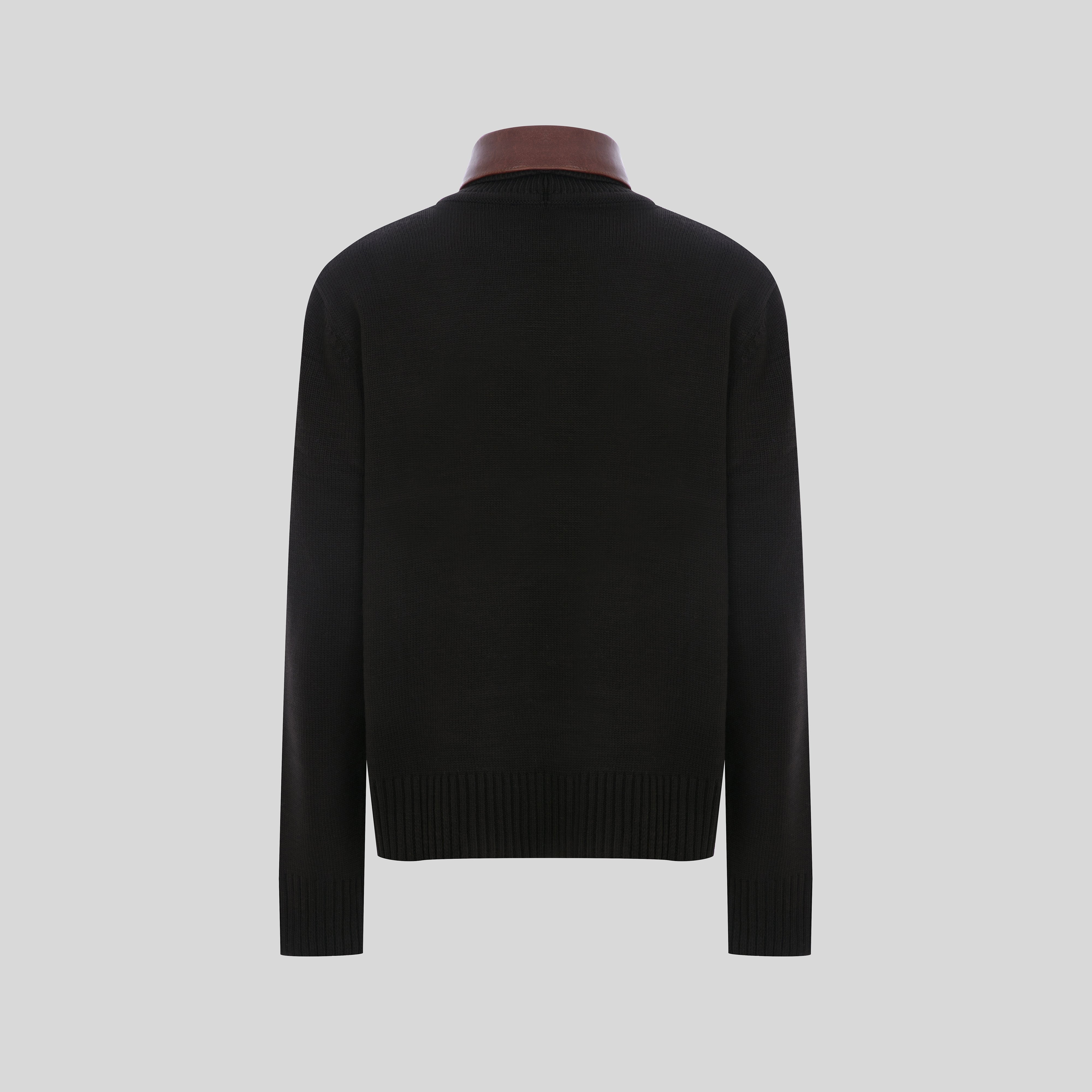 The Brown Collar Sweater
