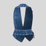 The Lock Denim Vest
