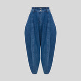 Denim Banana Pants
