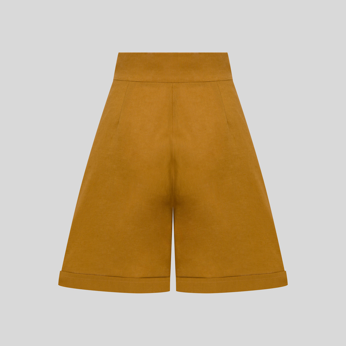 The Mustard Linen Short
