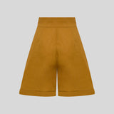 The Mustard Linen Short
