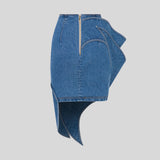 Time Lapse Denim Skirt
