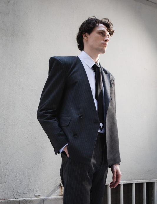 One-Sided Collar Blazer