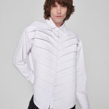 White Collar Jacket