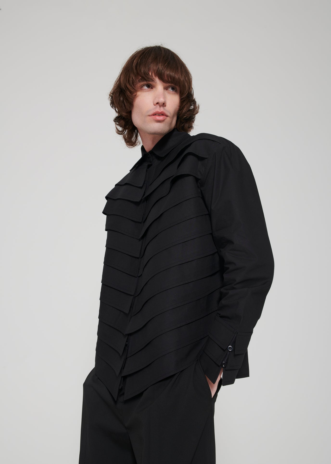 Black Collar Jacket
